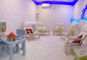 соляная пещера комната Самара, ГалоКУрс, вид изнутри