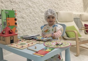 дети в соляная пещера комната Самара, ГалоКУрс,